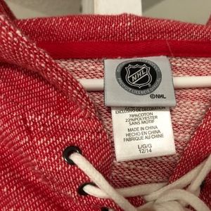 NHL Redwings old time jersey